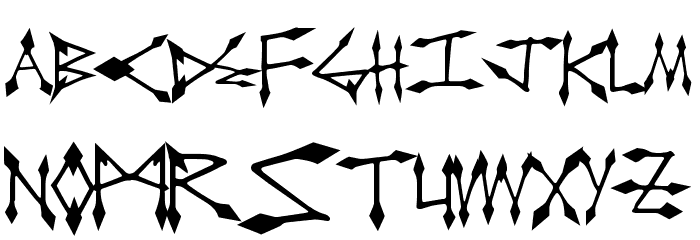 DiamondCut Font LOWERCASE