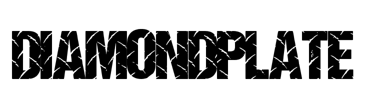 DiamondPlate Font