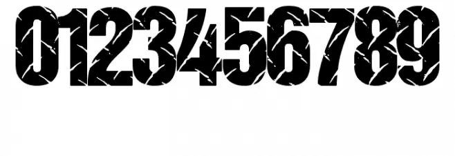 DiamondPlate Font OTHER CHARS