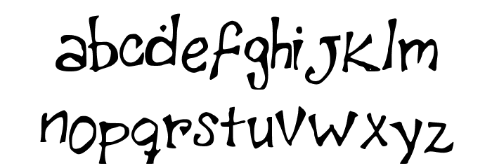DiamondScript Schriftart Kleinbuchstaben