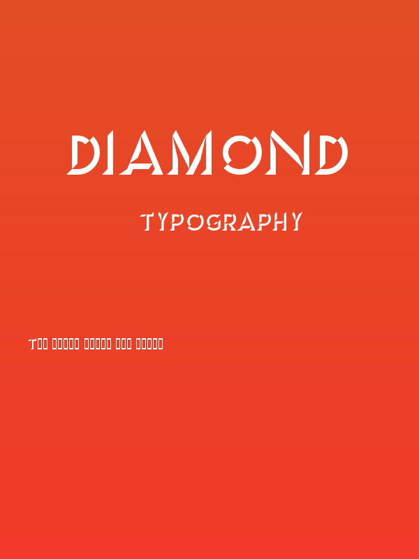 Diamond Poster