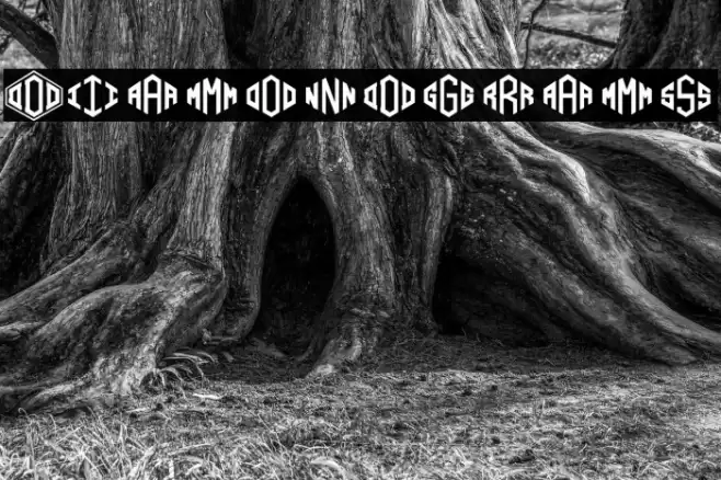 Diamondgrams Font examples