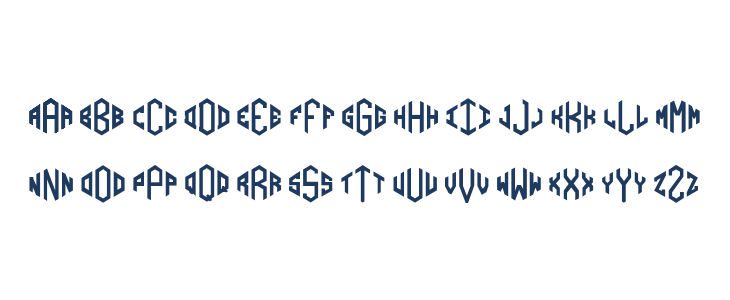 Diamondgrams Lowercase