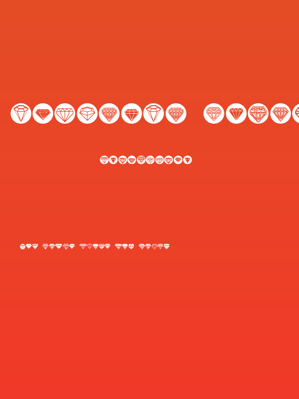 Diamondo Regular Poster