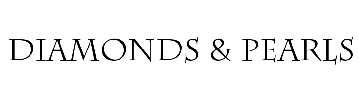 Diamonds & Pearls  免费字体下载
