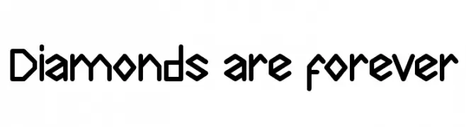 Diamonds are forever  font caratteri gratis