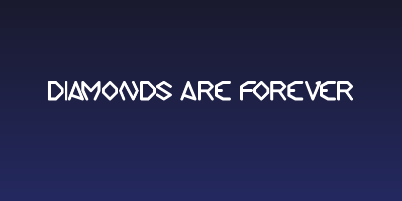 Diamonds are forever Social Header