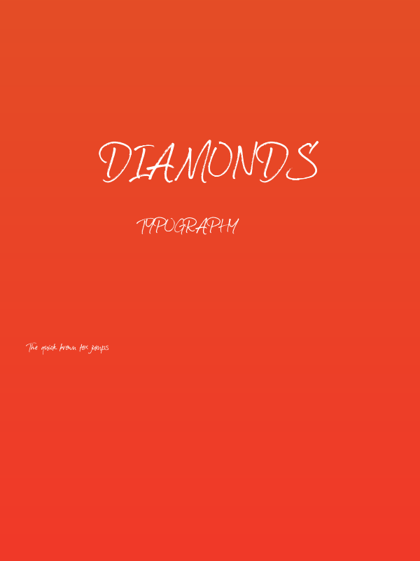 Diamonds Poster