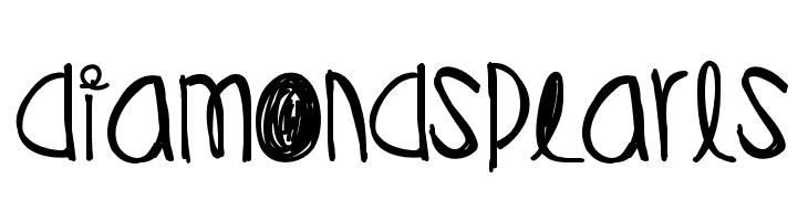 DiamondsPearls  Frei Schriftart Herunterladen