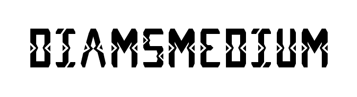 DiamsMedium  免费字体下载