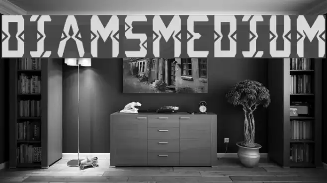 DiamsMedium Font examples