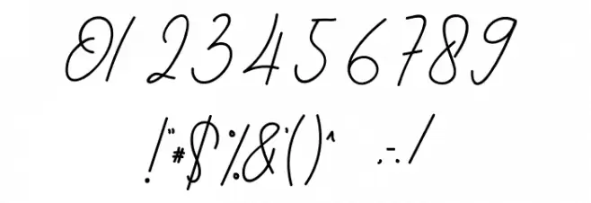 Diana And Shelly Font OTHER CHARS