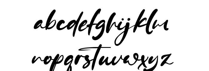 Diana Betty Font LOWERCASE