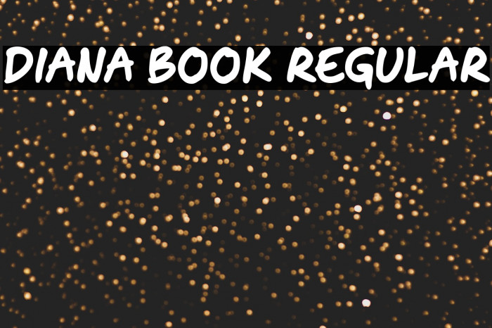 Diana Book Regular Example 3