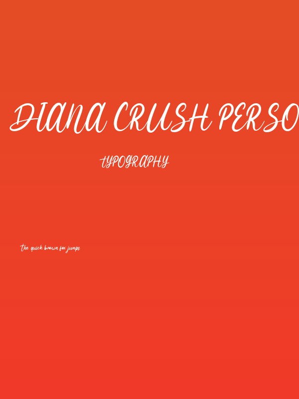 Diana Crush Persona Use License Poster
