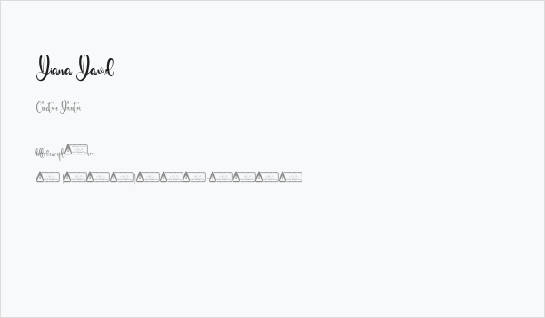 Diana David Business Card