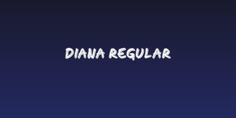 Diana Regular Social Header
