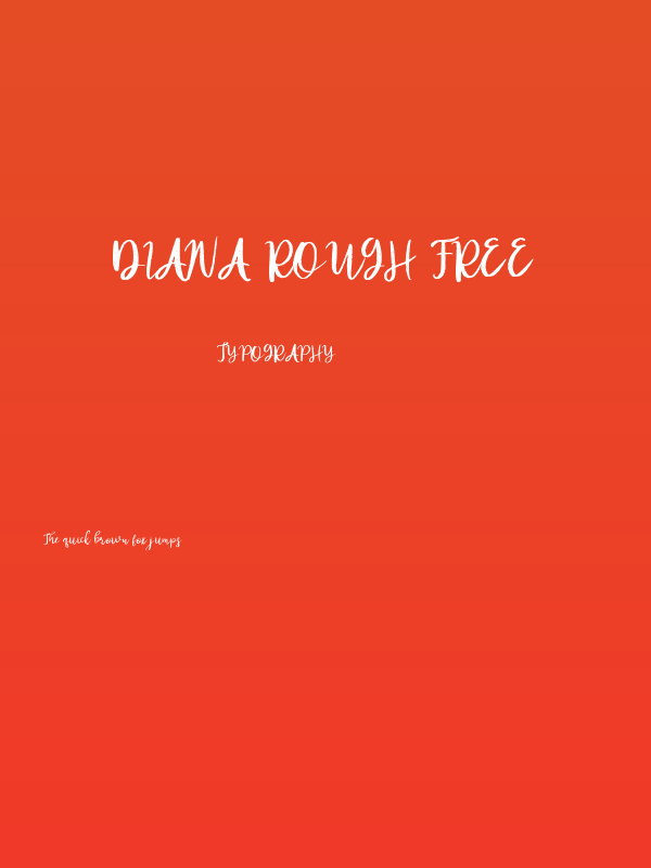 Diana Rough FREE Poster