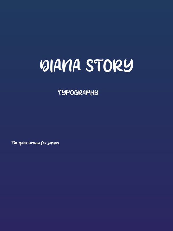 Diana Story Poster