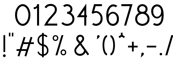 DianaSans Font OTHER CHARS