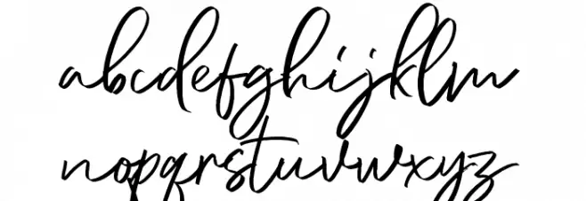 DianaWebberScriptDEMO-Solid 字体 小写