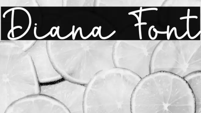 Diana Font examples