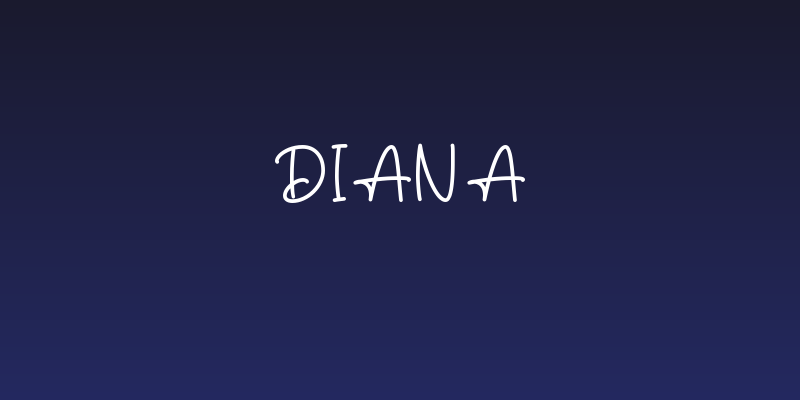 Diana Social Header