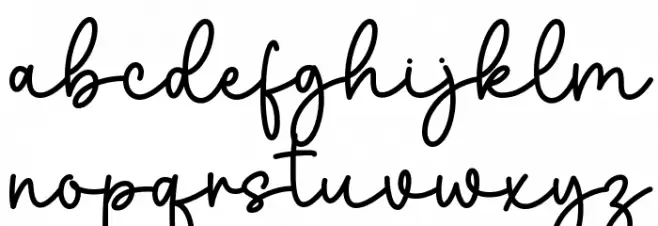 Diana Font LOWERCASE