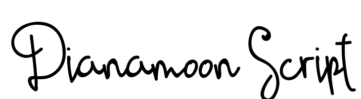 Dianamoon Script  font caratteri gratis