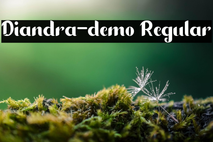 Diandra-demo Regular Example 1