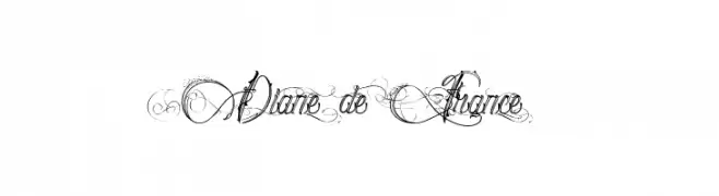 Diane de France  नि: शुल्क फ़ॉन्ट्स डाउनलोड