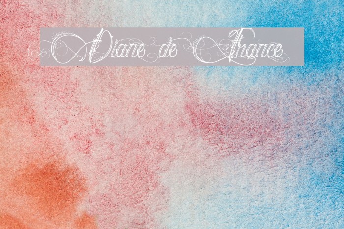 Diane de France Font examples