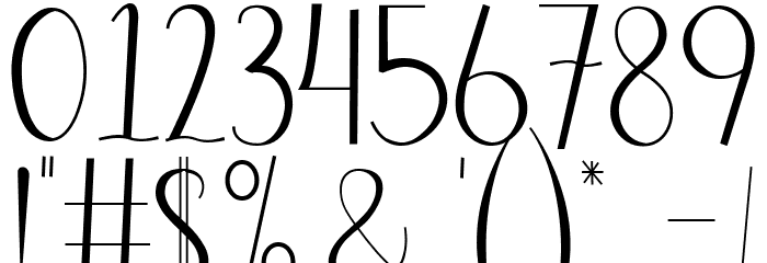 Dianita Font OTHER CHARS
