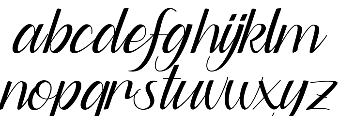 Dianora Font LOWERCASE