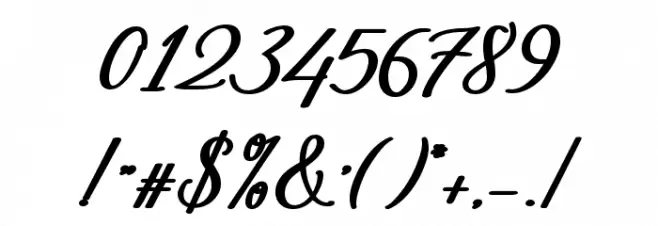 Diantha Font OTHER CHARS