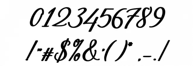 Diantha Font OTHER CHARS