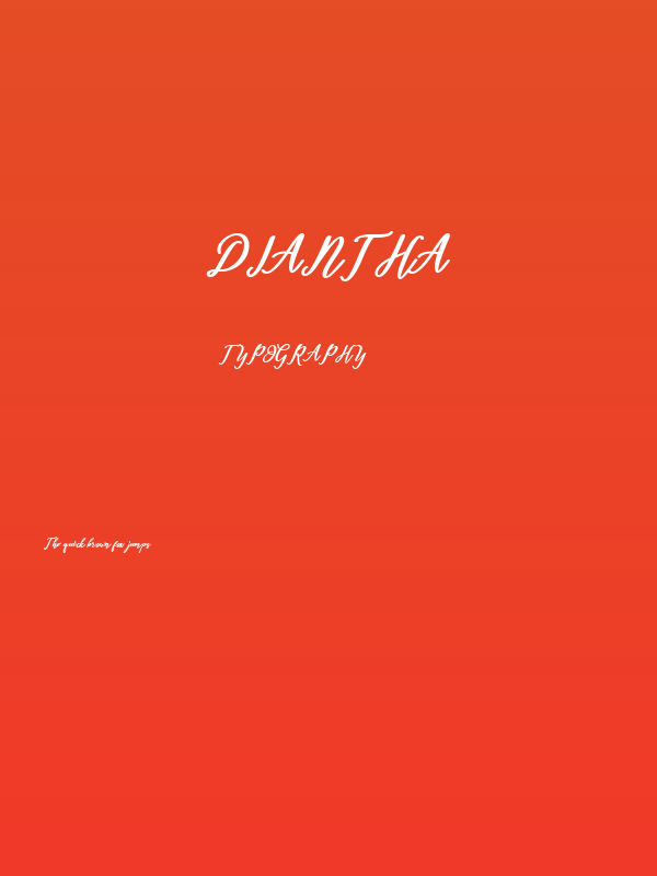 Diantha Poster