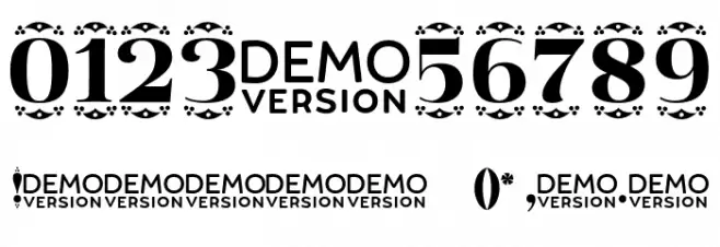 Diara-Demo フォント その他の文字