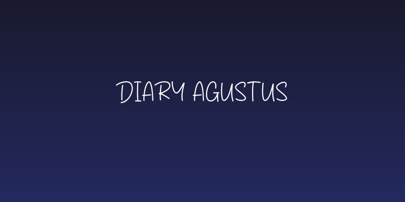 Diary Agustus Social Header