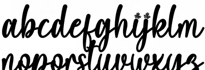 Diary Autumn Font Litere mici