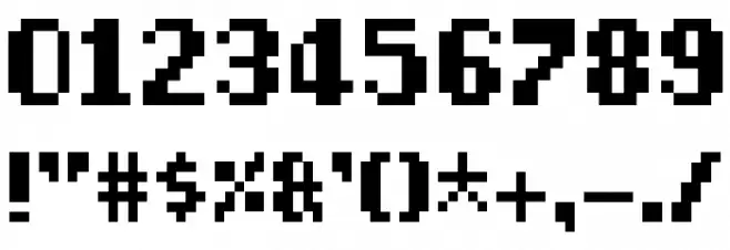 Diary of an 8-bit mage Font OTHER CHARS