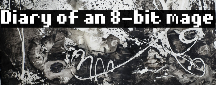 Diary of an 8-bit mage Font examples