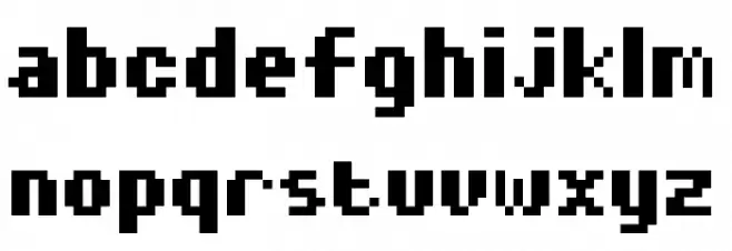 Diary of an 8-bit mage 字体 小写