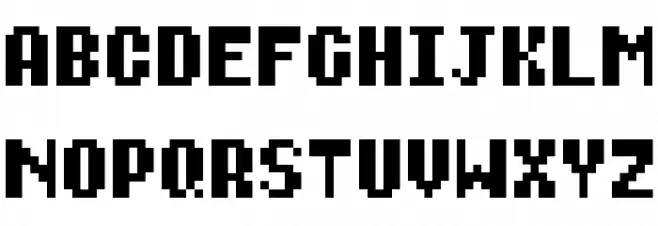 Diary of an 8-bit mage Шрифта ВЕРХНИЙ