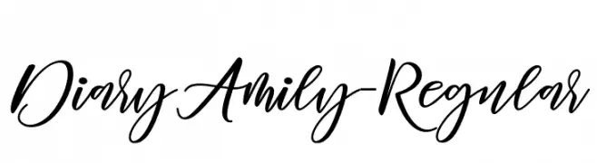 DiaryAmily-Regular  font caratteri gratis