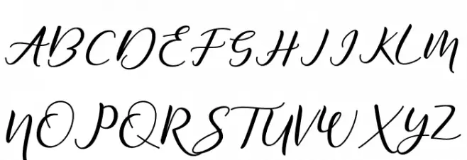 DiaryAmily-Regular Font Litere mari