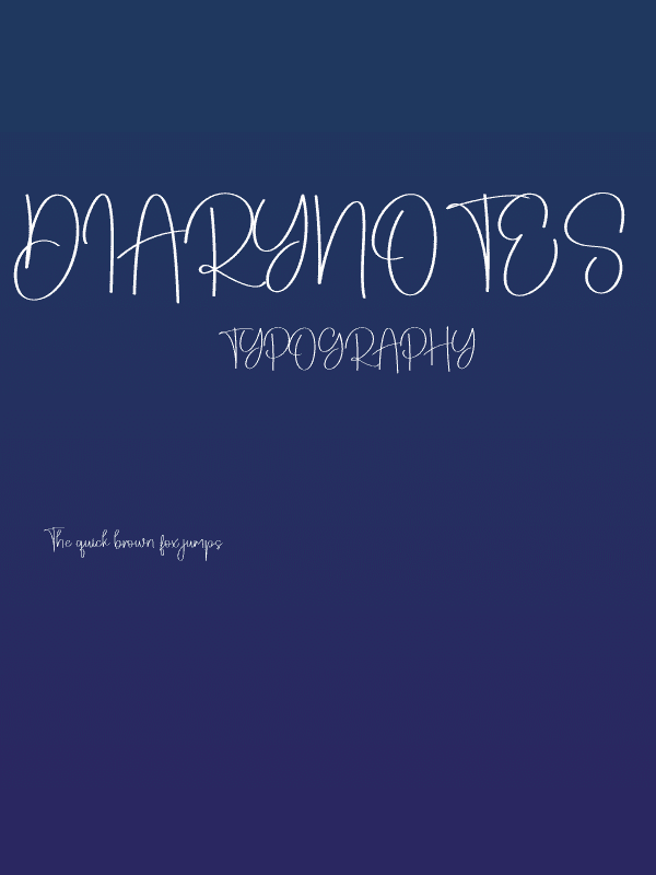 Diarynotes Poster