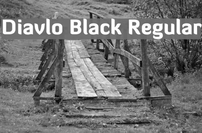 Diavlo Black Regular Fuentes examples