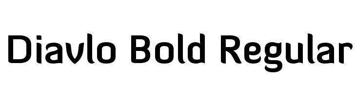 Diavlo Bold Regular Font