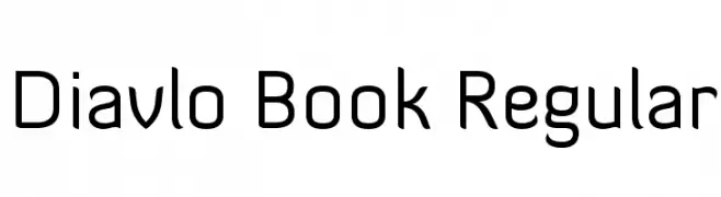 Diavlo Book Regular  नि: शुल्क फ़ॉन्ट्स डाउनलोड